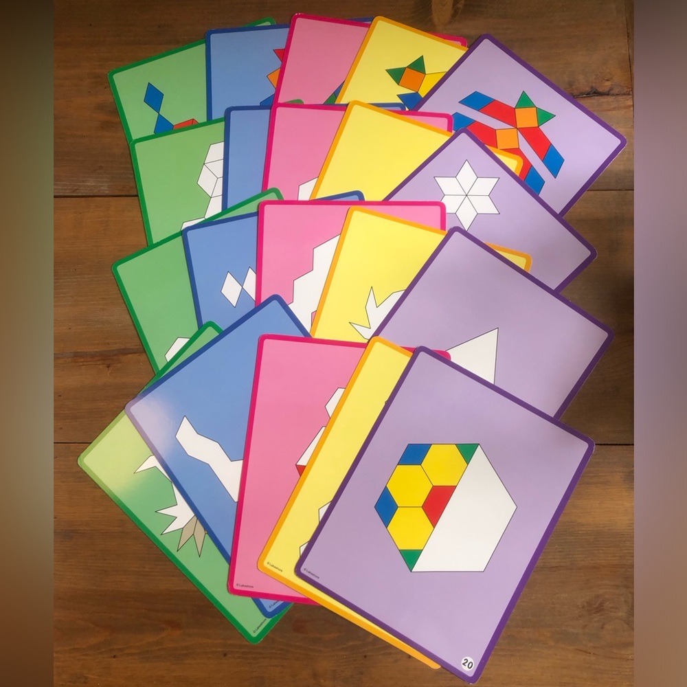 Lakeshore Learning Pattern Blocks Bundle - Picture 4 of 5